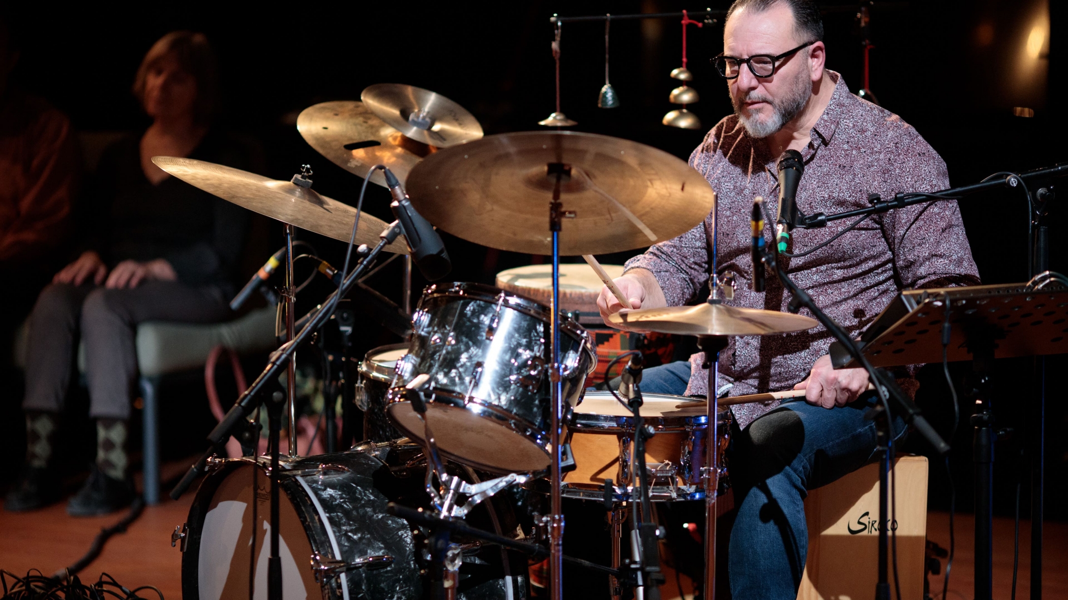 Ça enregistre au studio avec Perrine Mansuy et Jean-Luc Difraya