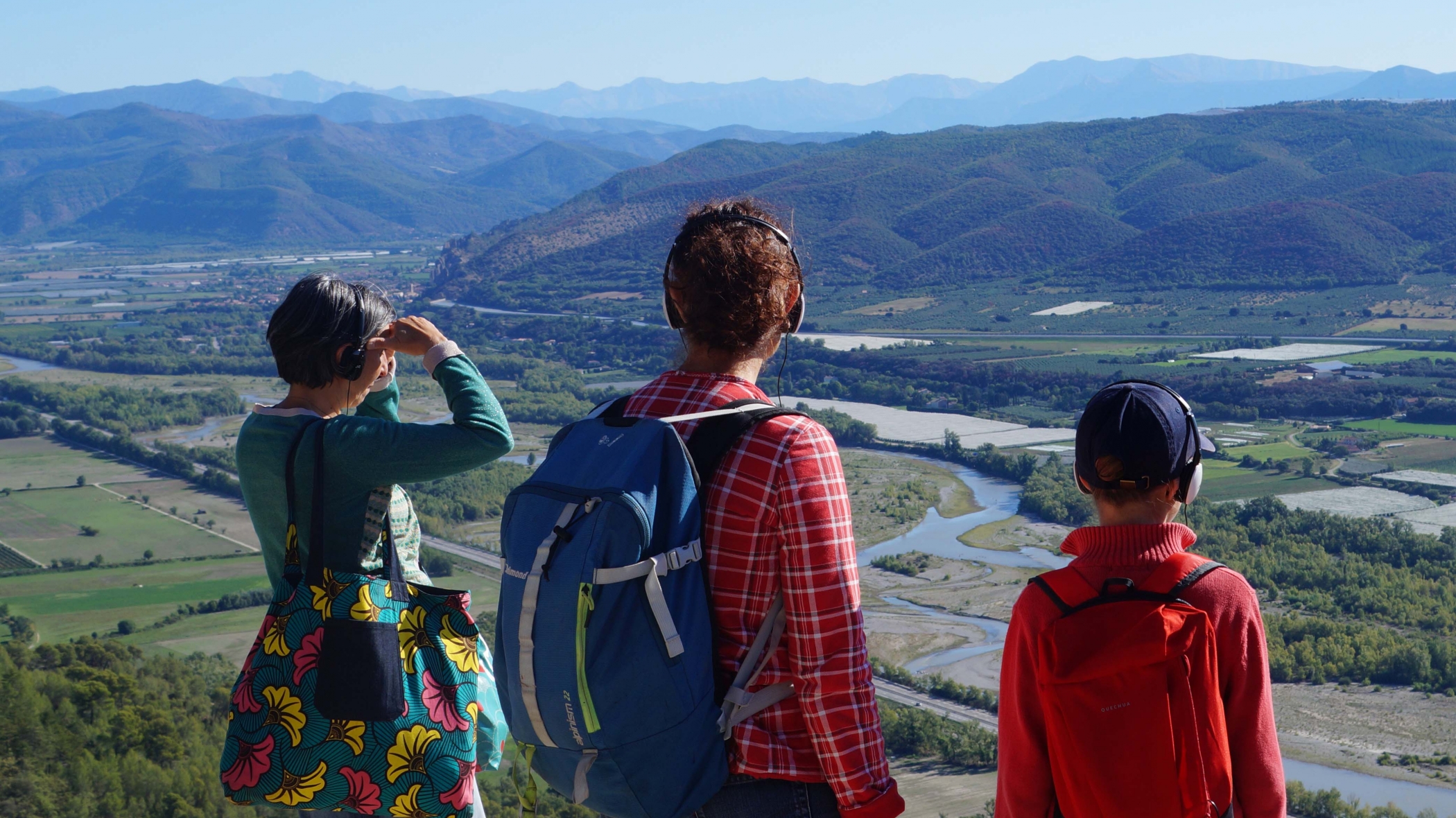 Une nouvelle audio-balade inaugurée à Ganagobie