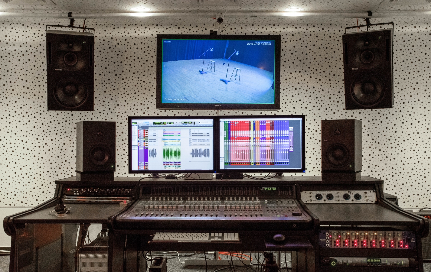 Ouverture du studio pour enregistrer vos sons