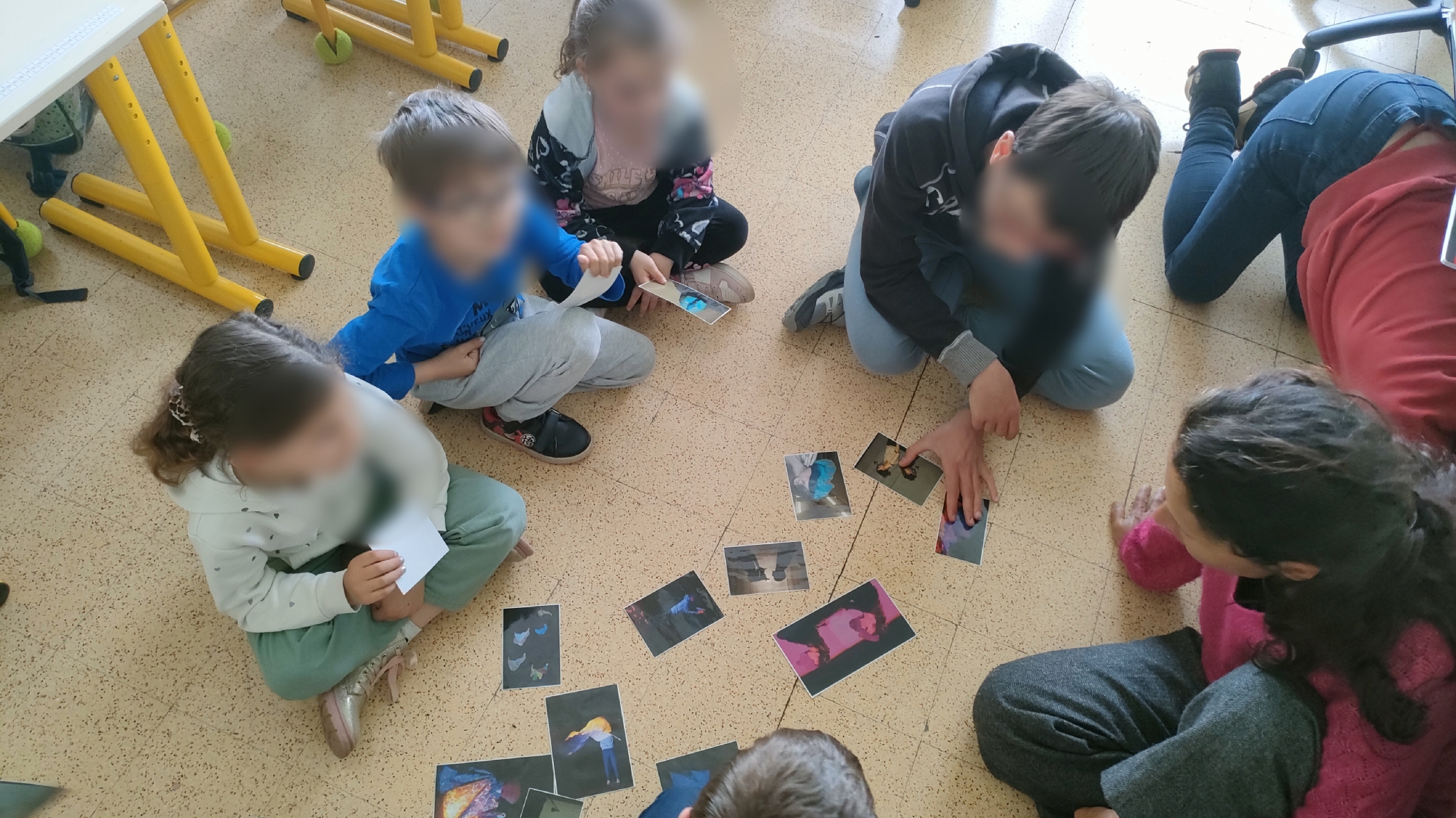 Une médiation réalisée par l'IME la Durance autour du spectacle Sous la Surface