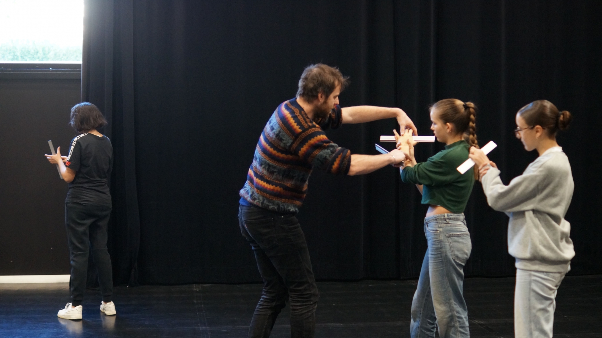 Deux semaines avec la compagnie Renards / Effet Mer entre ateliers et spectacle