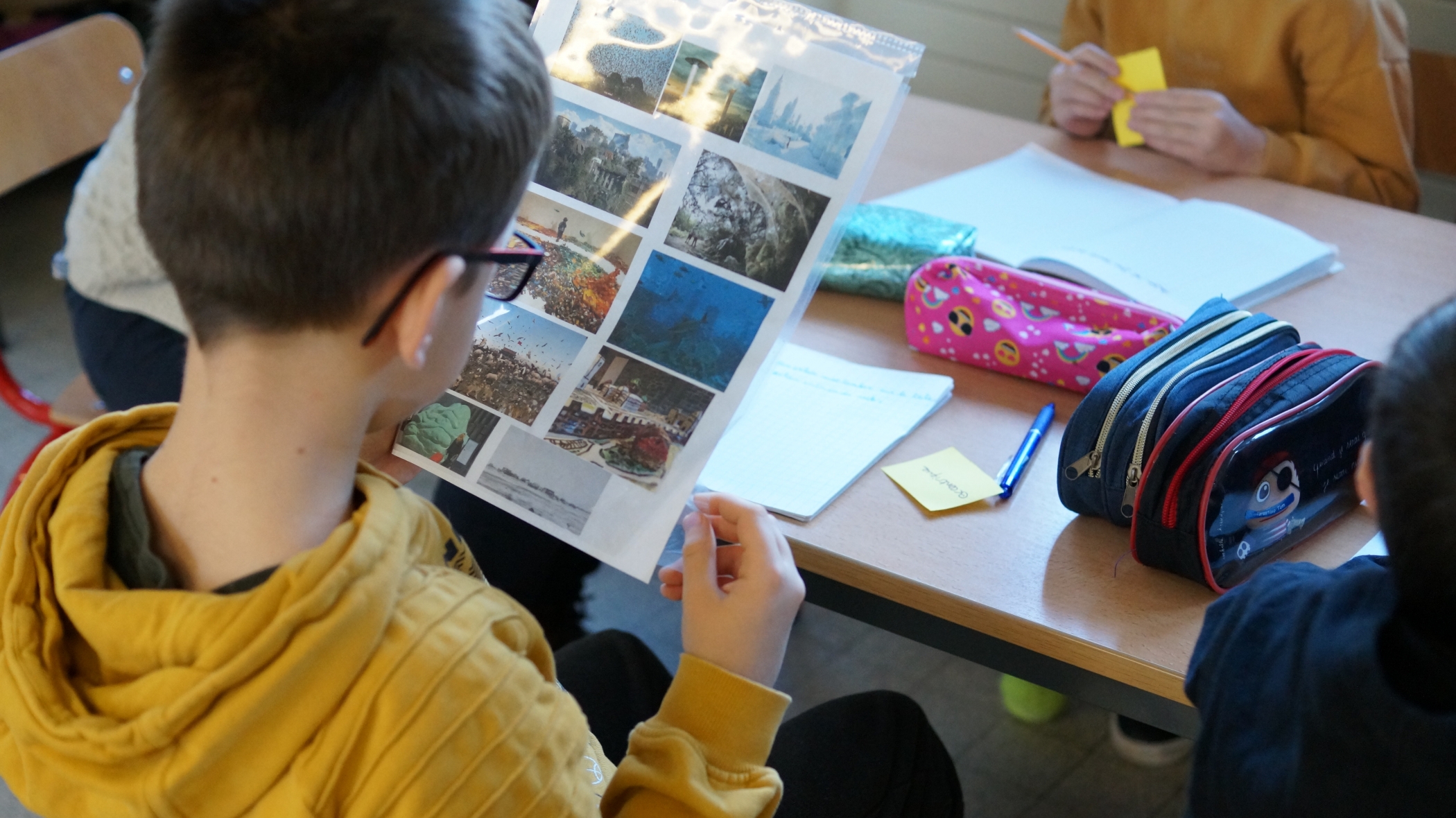 Des ateliers menés par la Compagnie Du Jour au Lendemain à l'école Paul Langevin