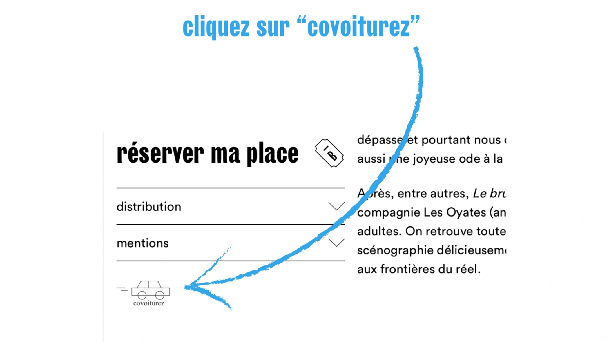 Organisez vos trajets et covoiturez pour venir au Théâtre Durance