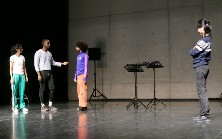 En résidence au plateau avec la Cie Demesten Titip