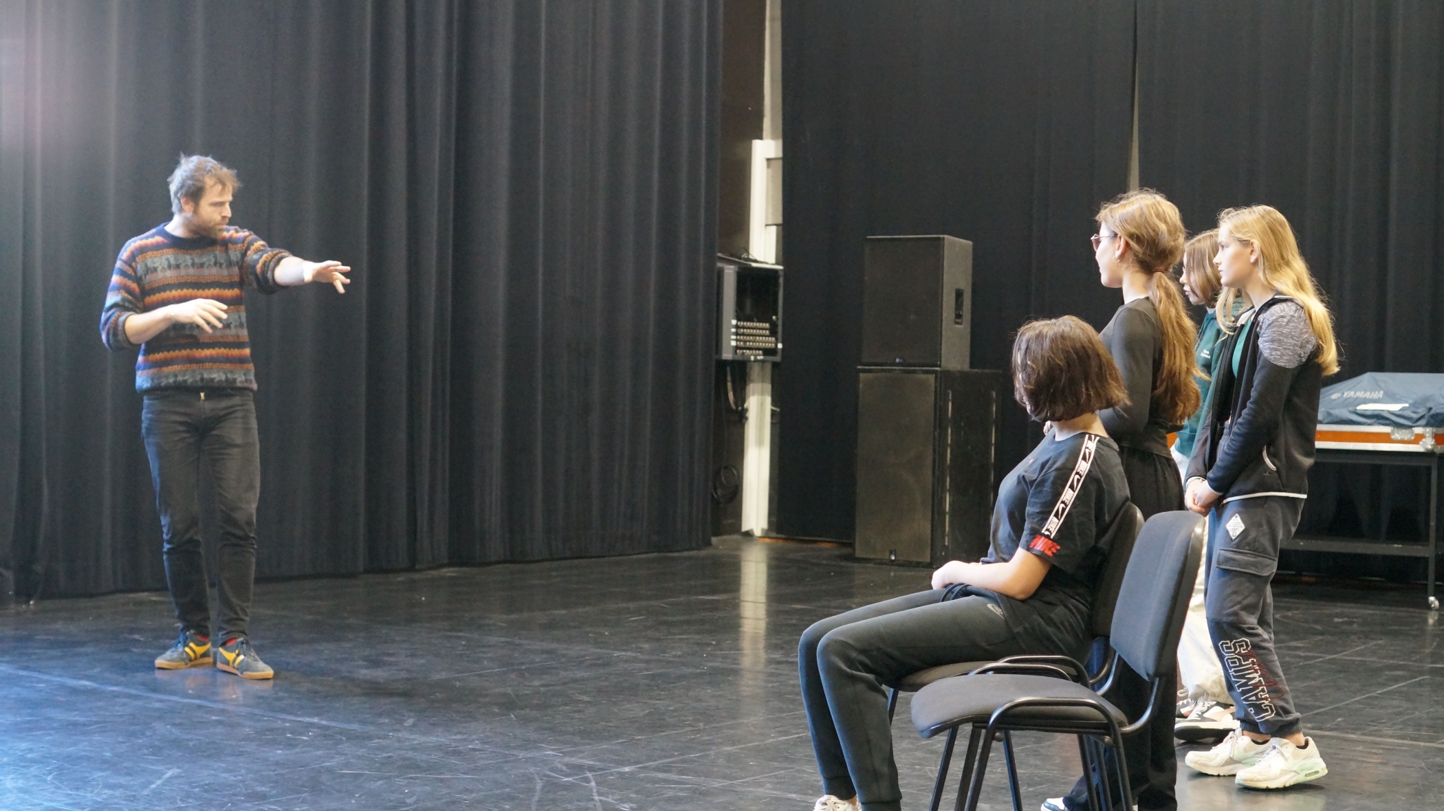 Deux semaines avec la compagnie Renards / Effet Mer entre ateliers et spectacle