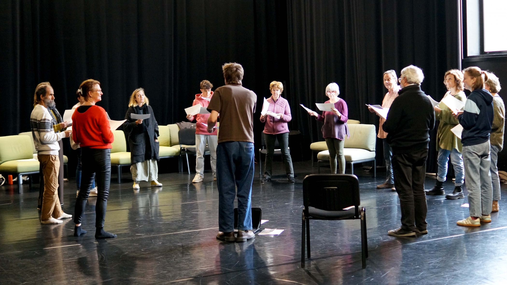 Découverte du théâtre documentée avec Florian Pâque