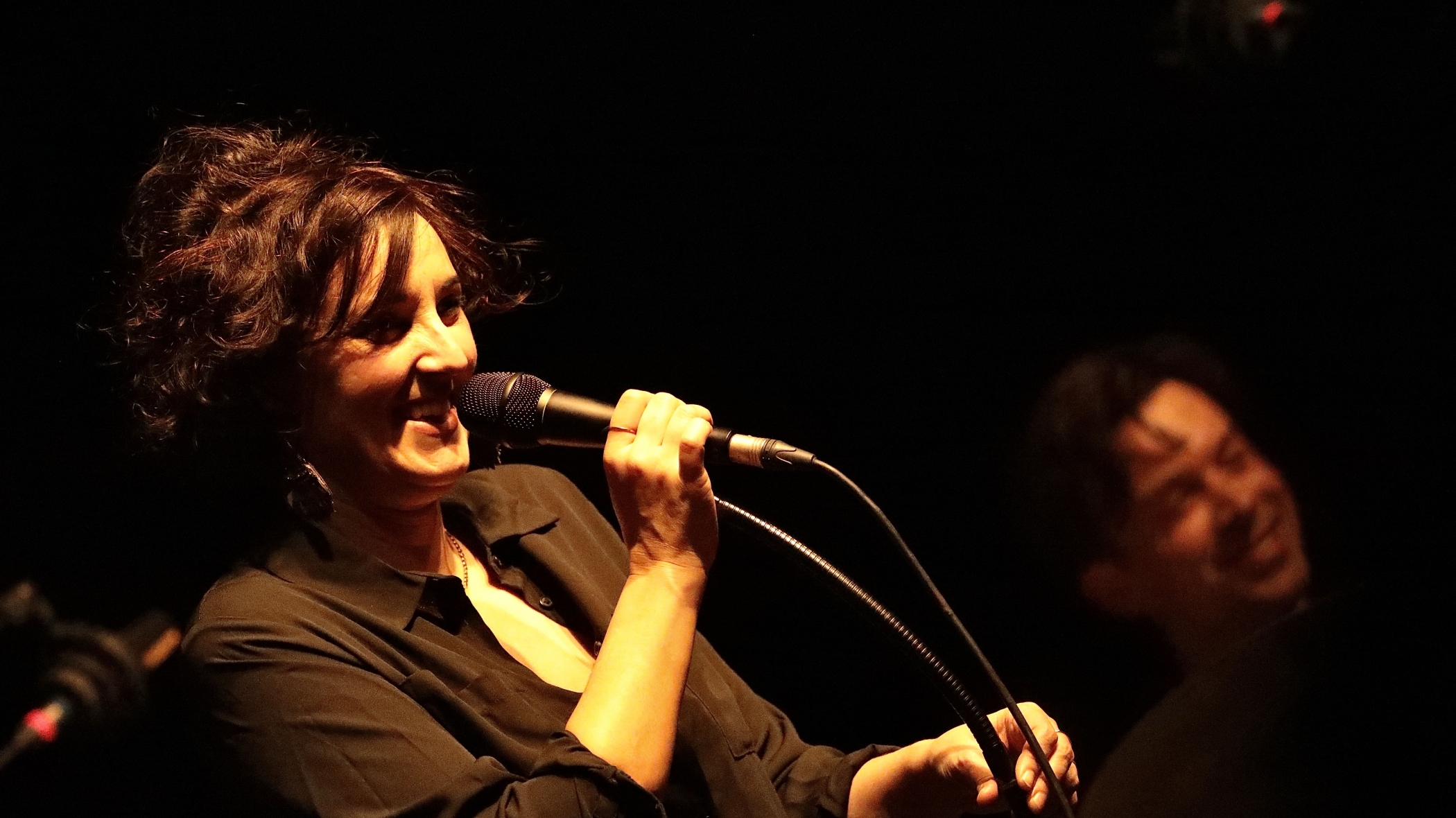 Cordes vocales et sourires au rendez-vous pour un atelier voix avec Marion Rampal