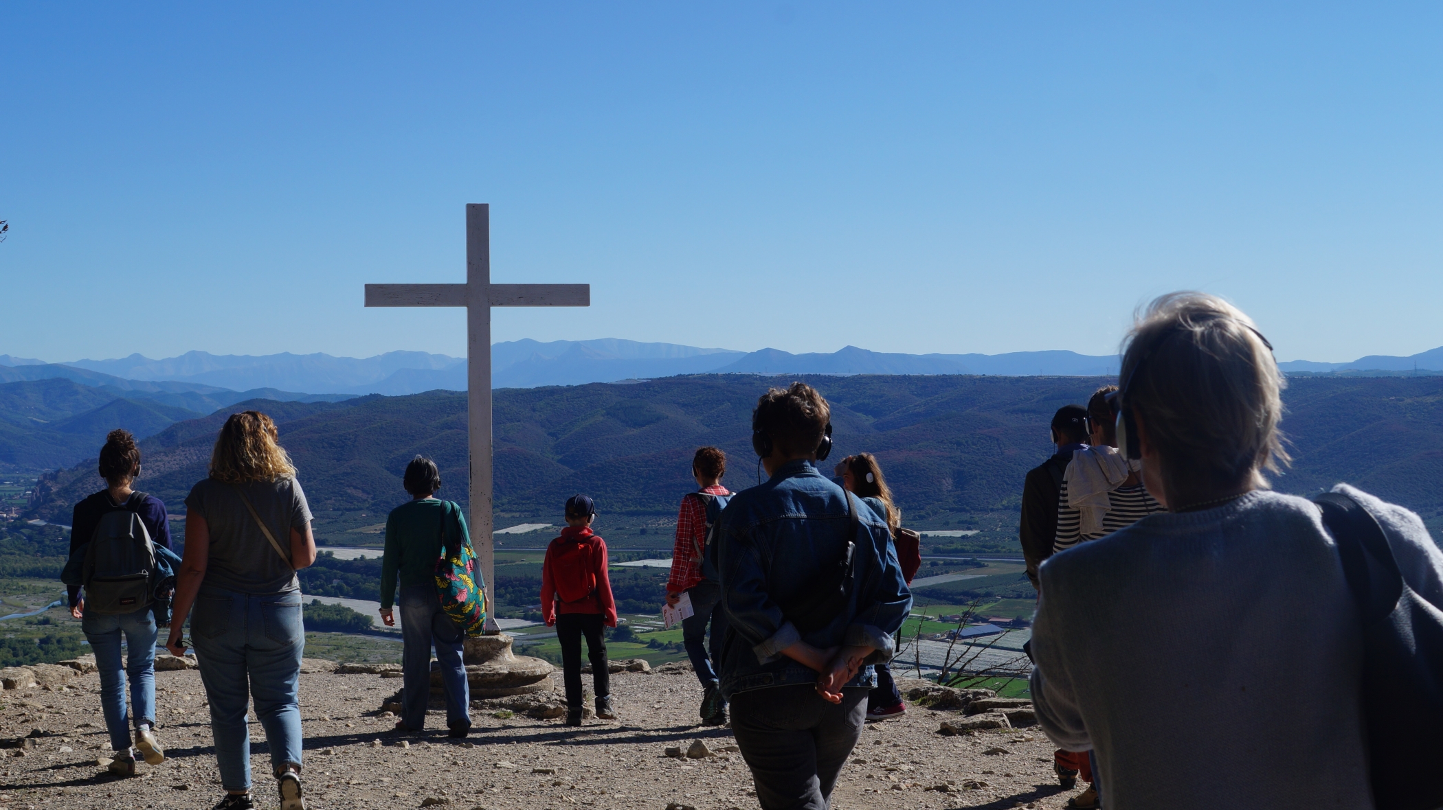 Une nouvelle audio-balade inaugurée à Ganagobie