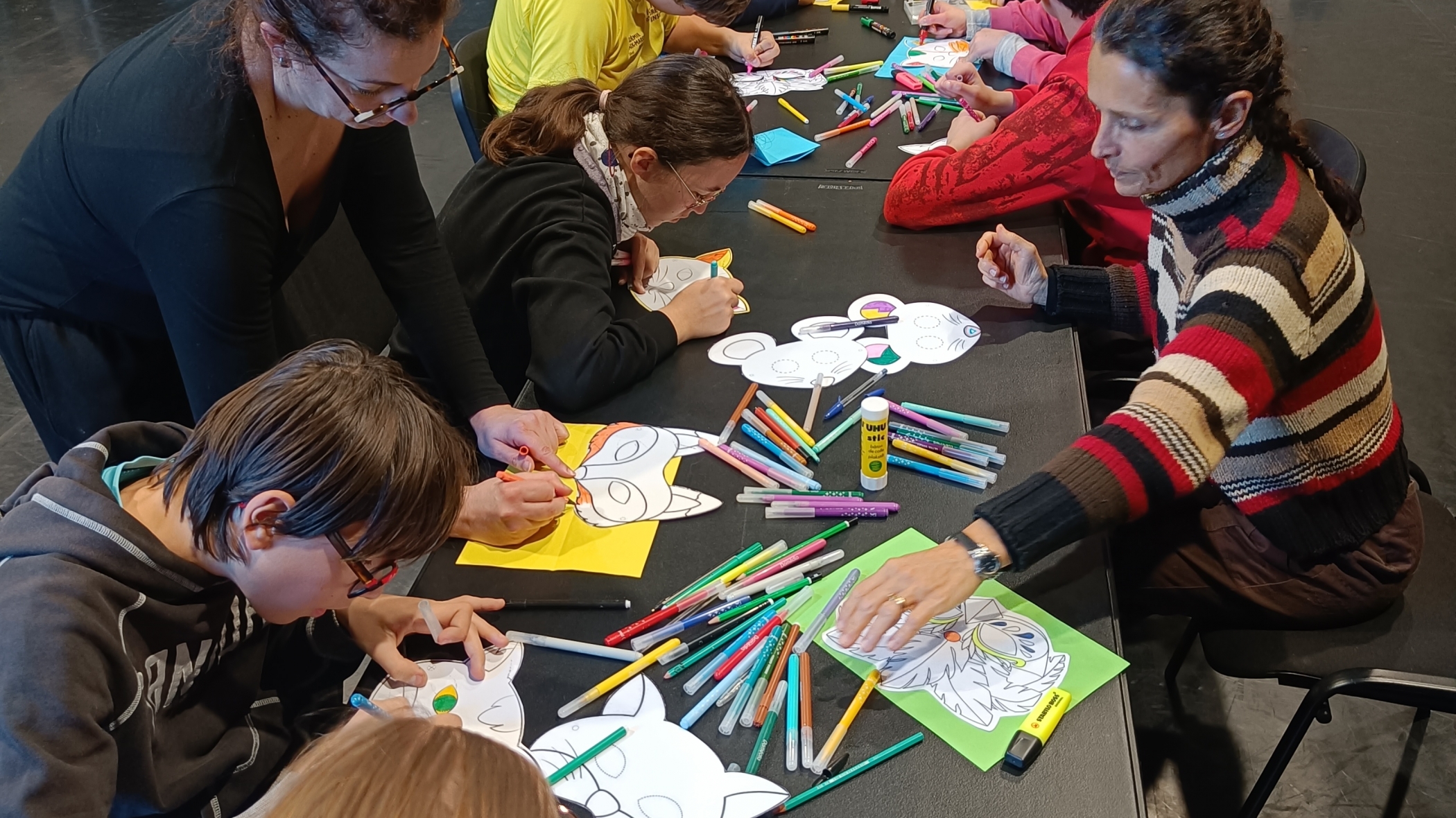 Une médiation réalisée par l'IME la Durance autour du spectacle Sous la Surface