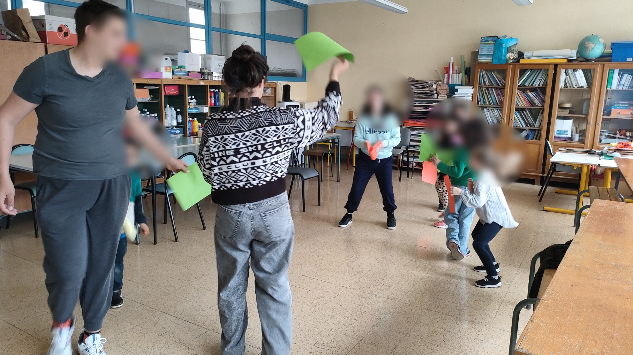 Une médiation réalisée par l'IME la Durance autour du spectacle Sous la Surface