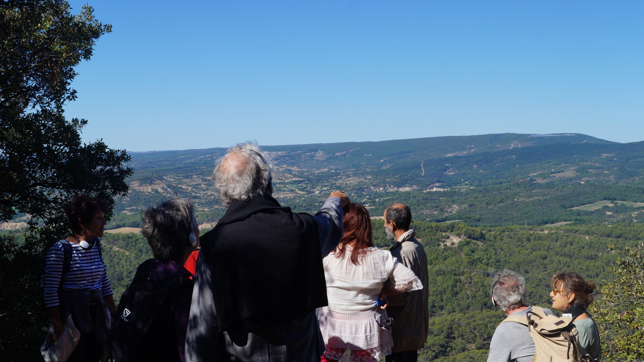 Une nouvelle audio-balade inaugurée à Ganagobie